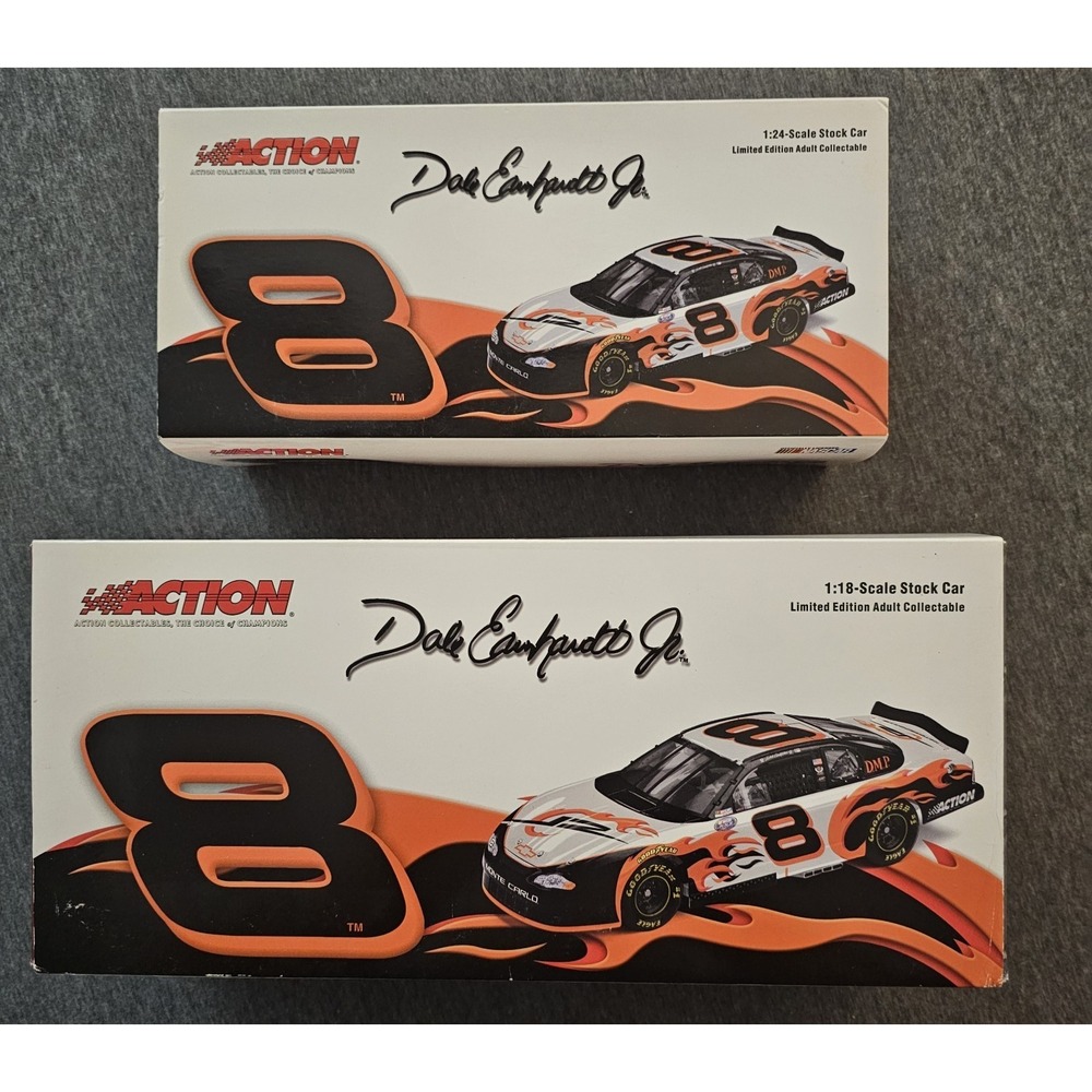 2003 Action Dale Earnhardt Jr #8 DMP Monte Carlo 1:24 Bank, & 1:18